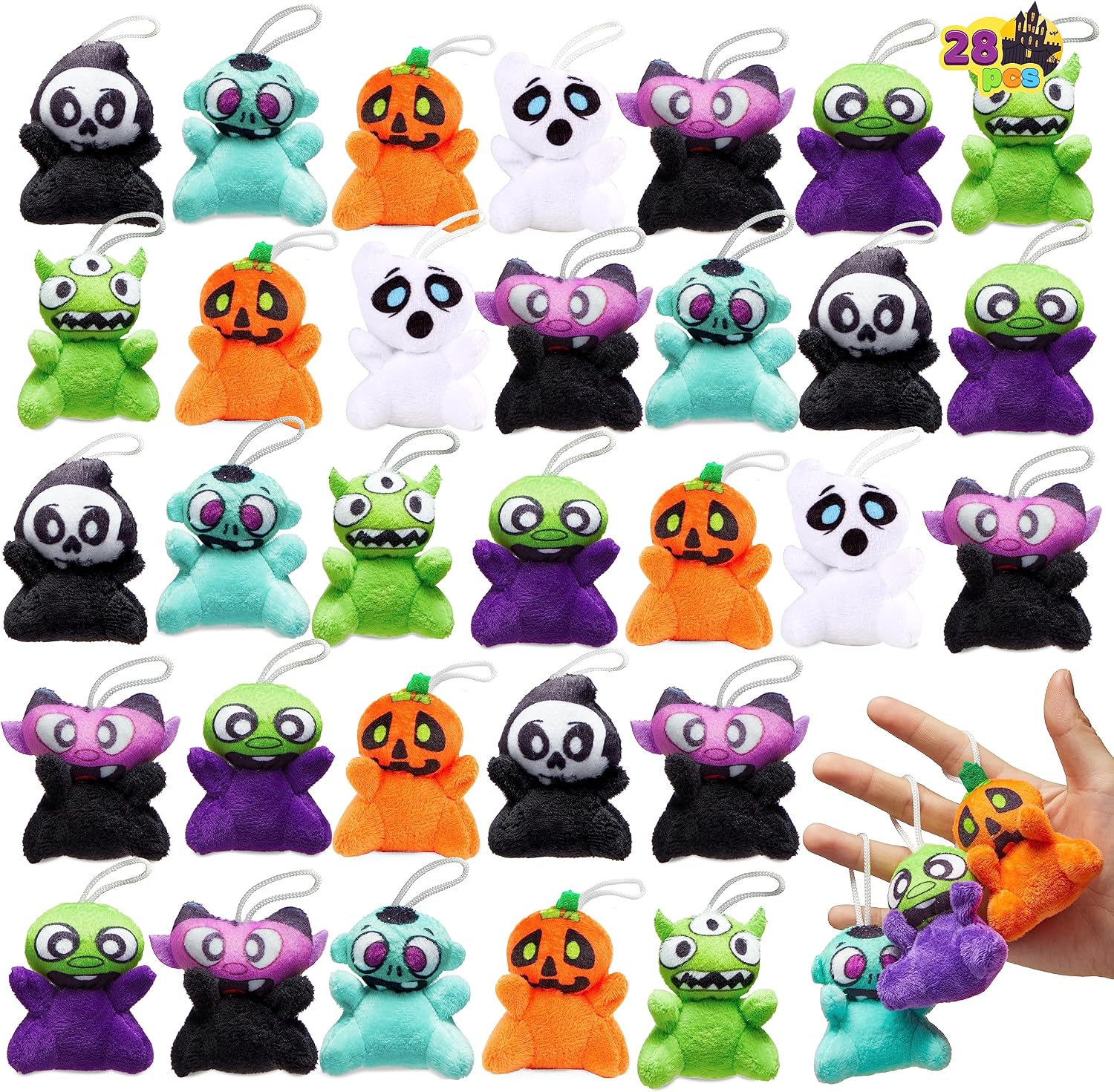 JOYIN Halloween Mini Plush Toys