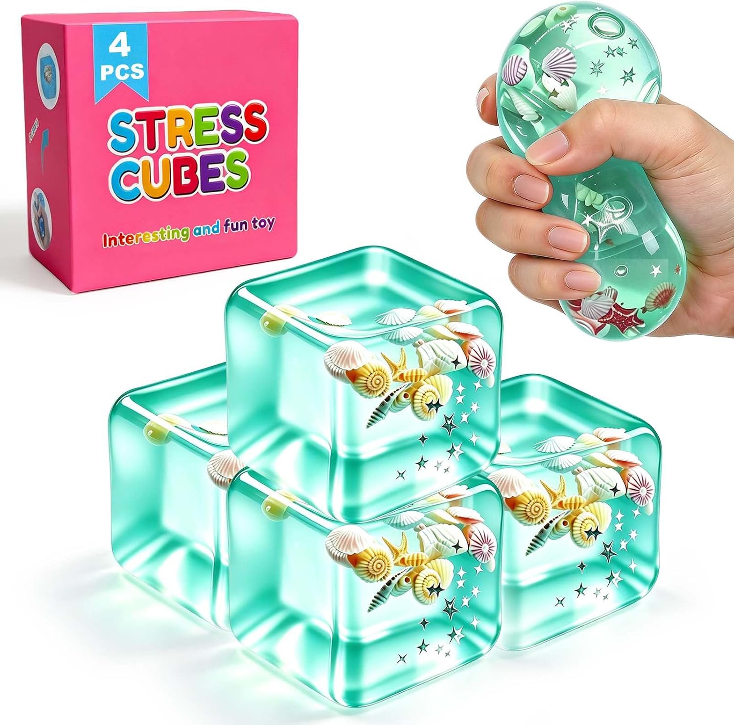 Squishy Stress Relief Cubes