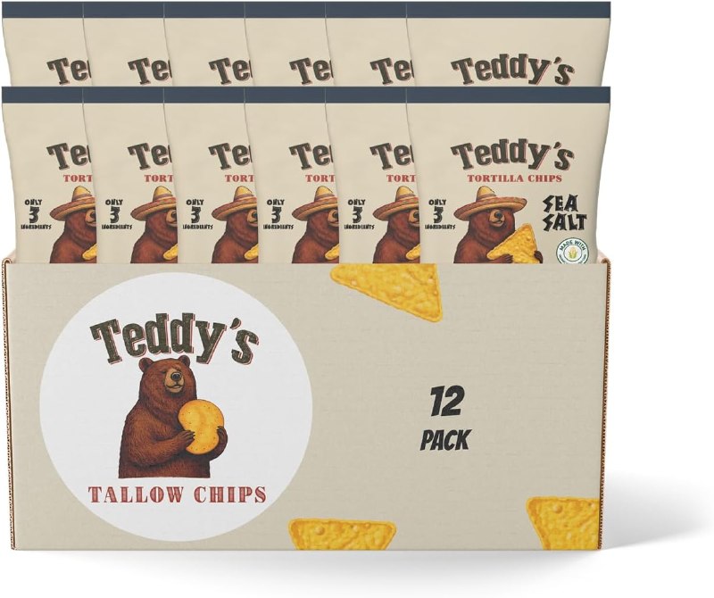 Teddy's Beef Tallow Tortilla Chips
