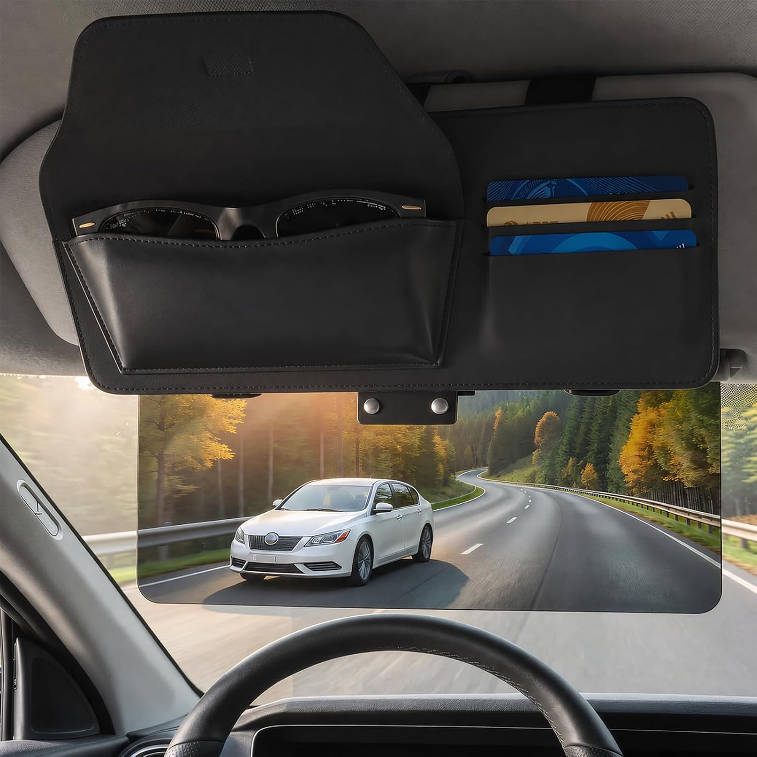 Grishcamy Car Sun Visors (Grey
