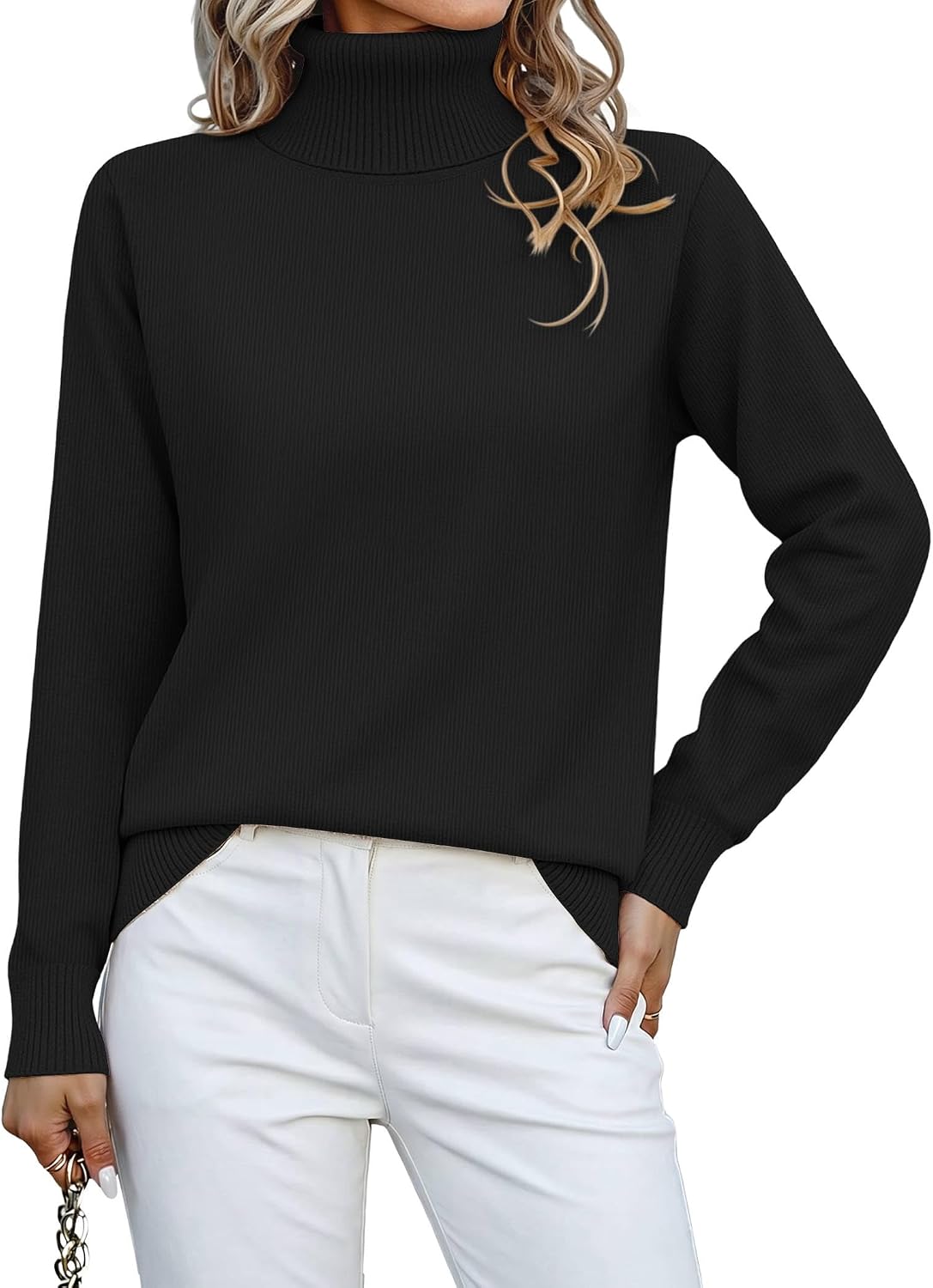 Zeagoo Women Turtleneck Sweaters
