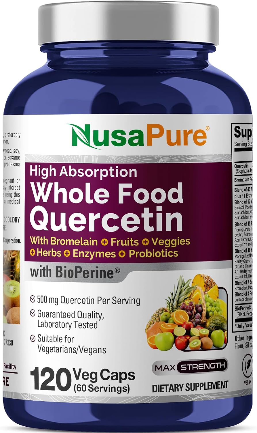 Whole Food Quercetin Capsules