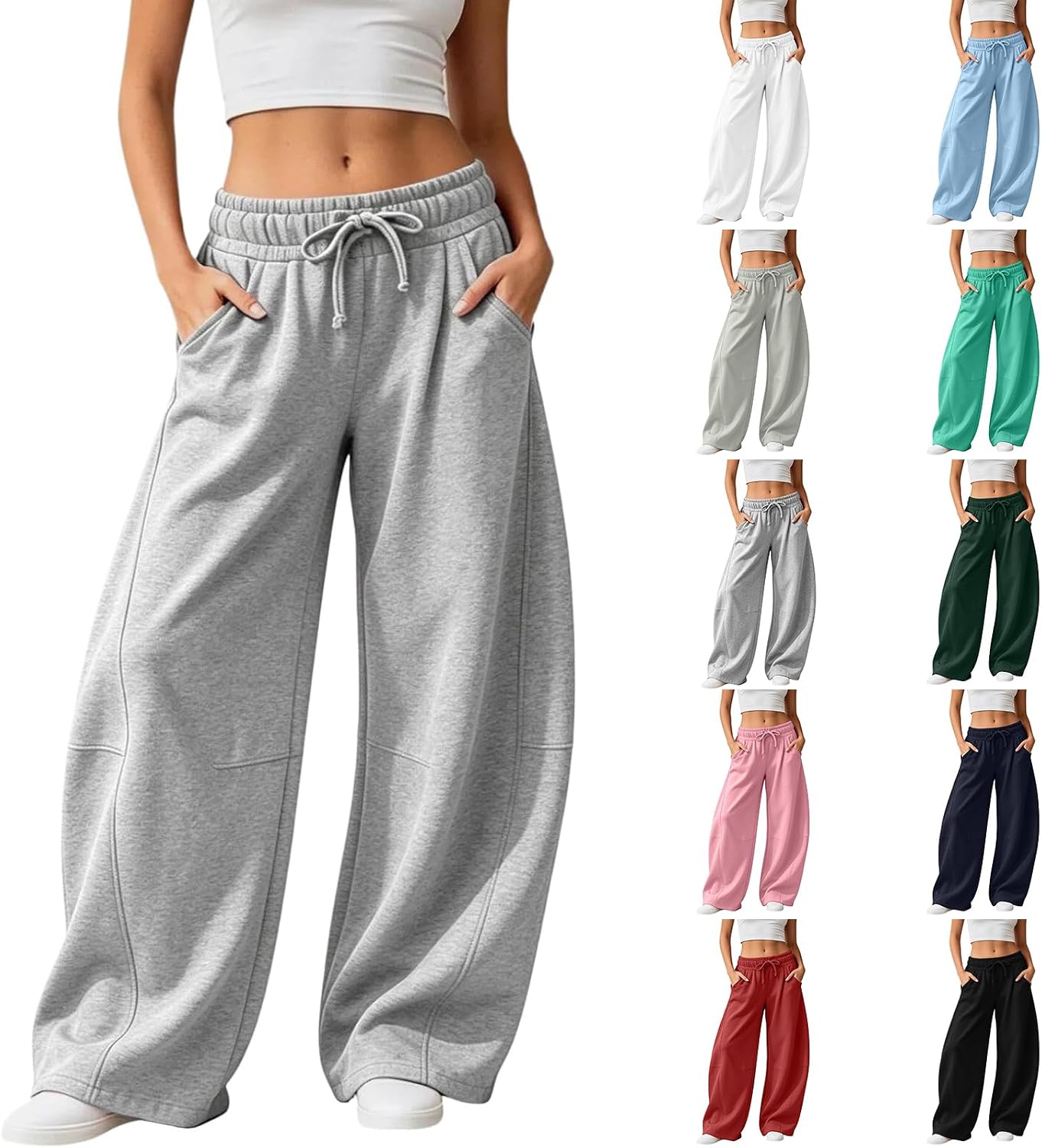 Barrel Wide-Leg Sweatpants