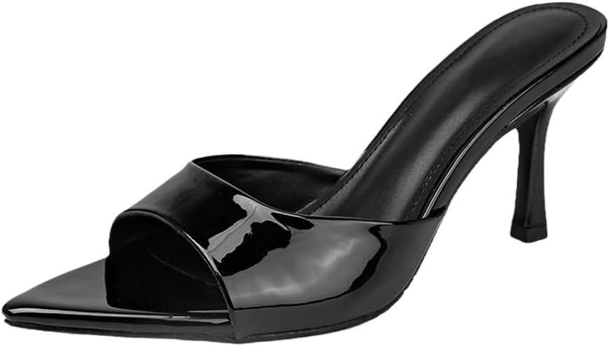 Open Toe Stiletto Heels