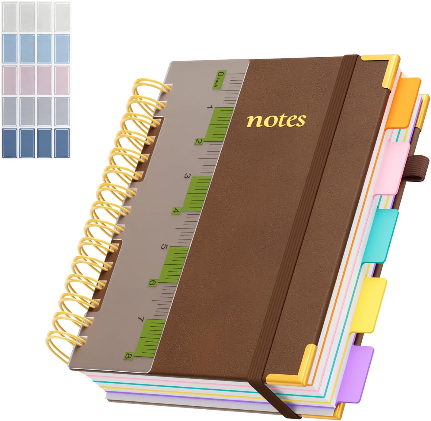 XYark 5-Subject Spiral Notebooks