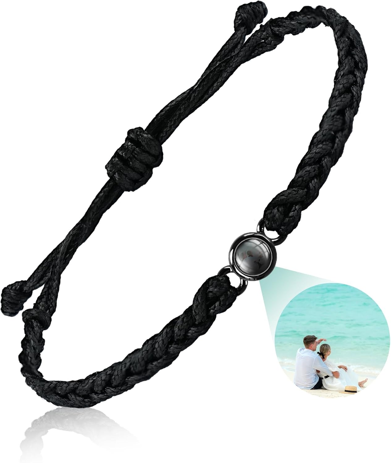 SUPHELPU Personalized Photo Bracelets