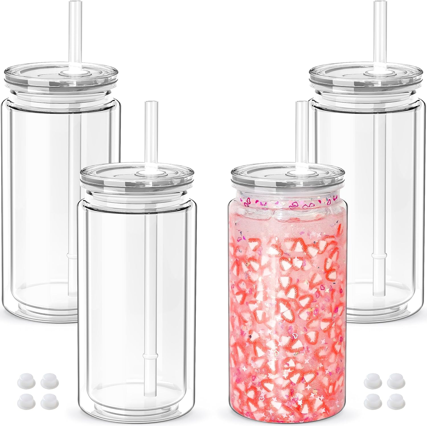 Snow Globe Tumblers (16oz