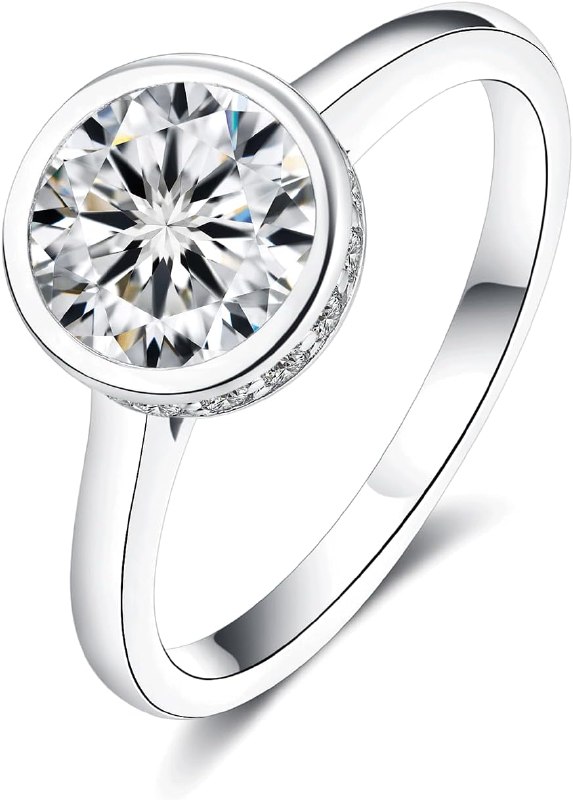 IMOLOVE Moissanite Engagement Rings