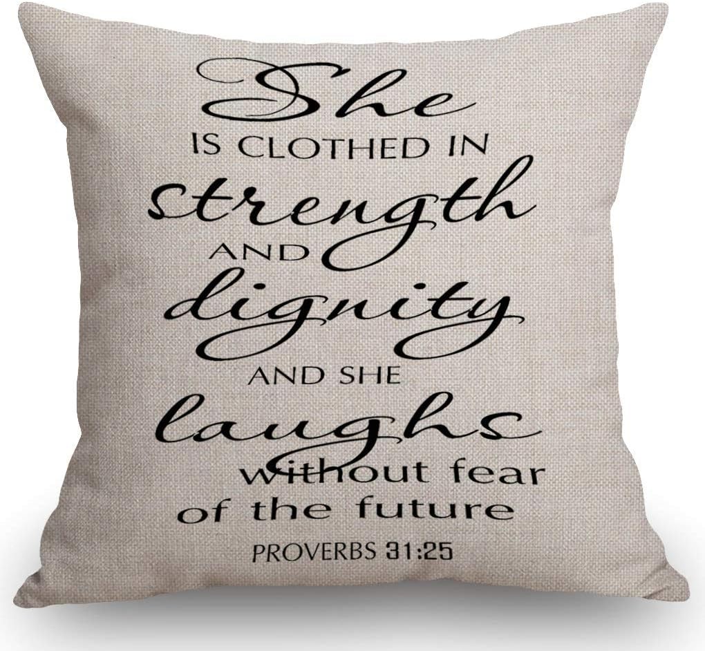 SSOIU Proverbs Bible Throw Pillow Covers