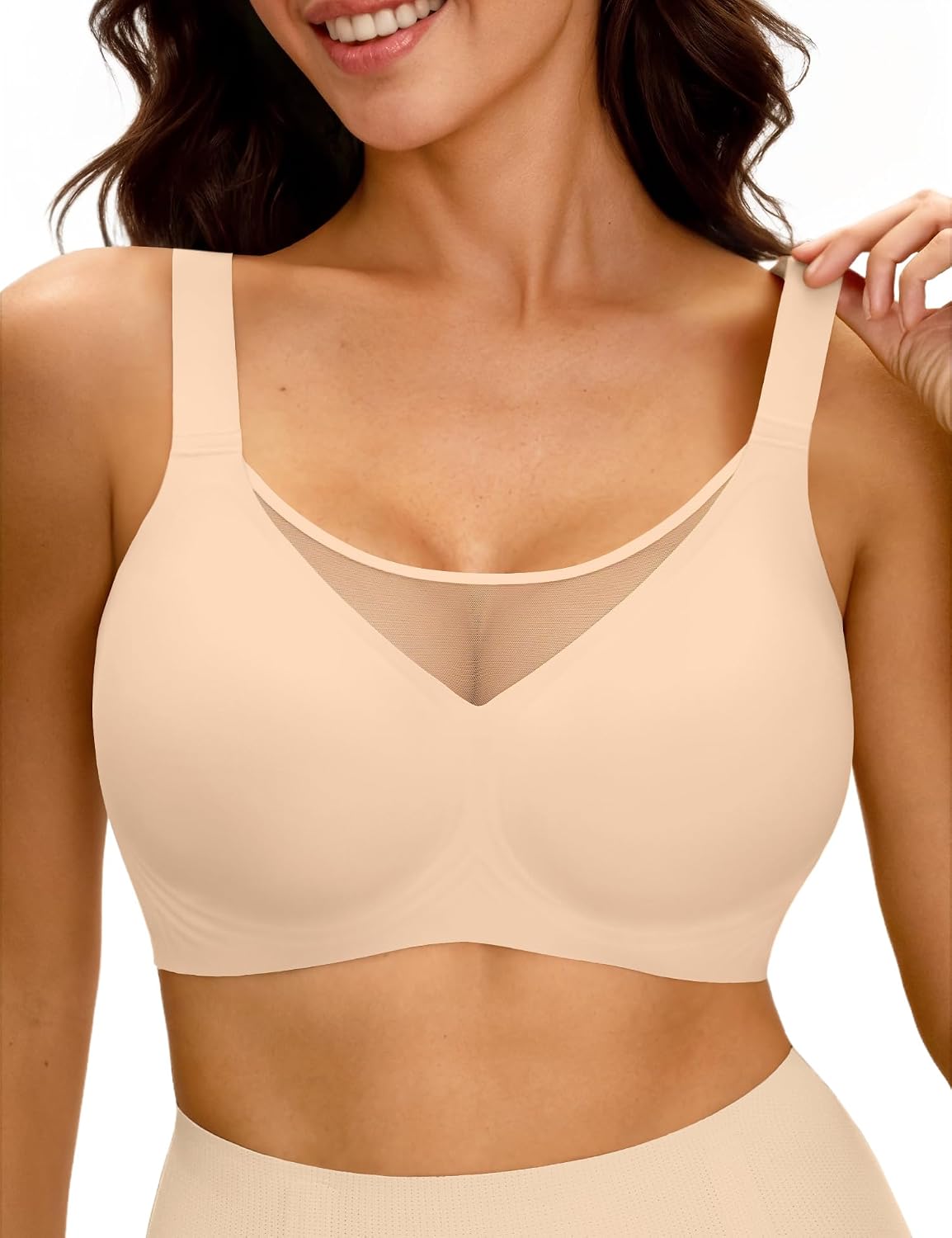LUCKMEEY Wireless Jelly Bras