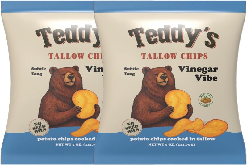 Teddy's Tallow Vinegar Potato Chips