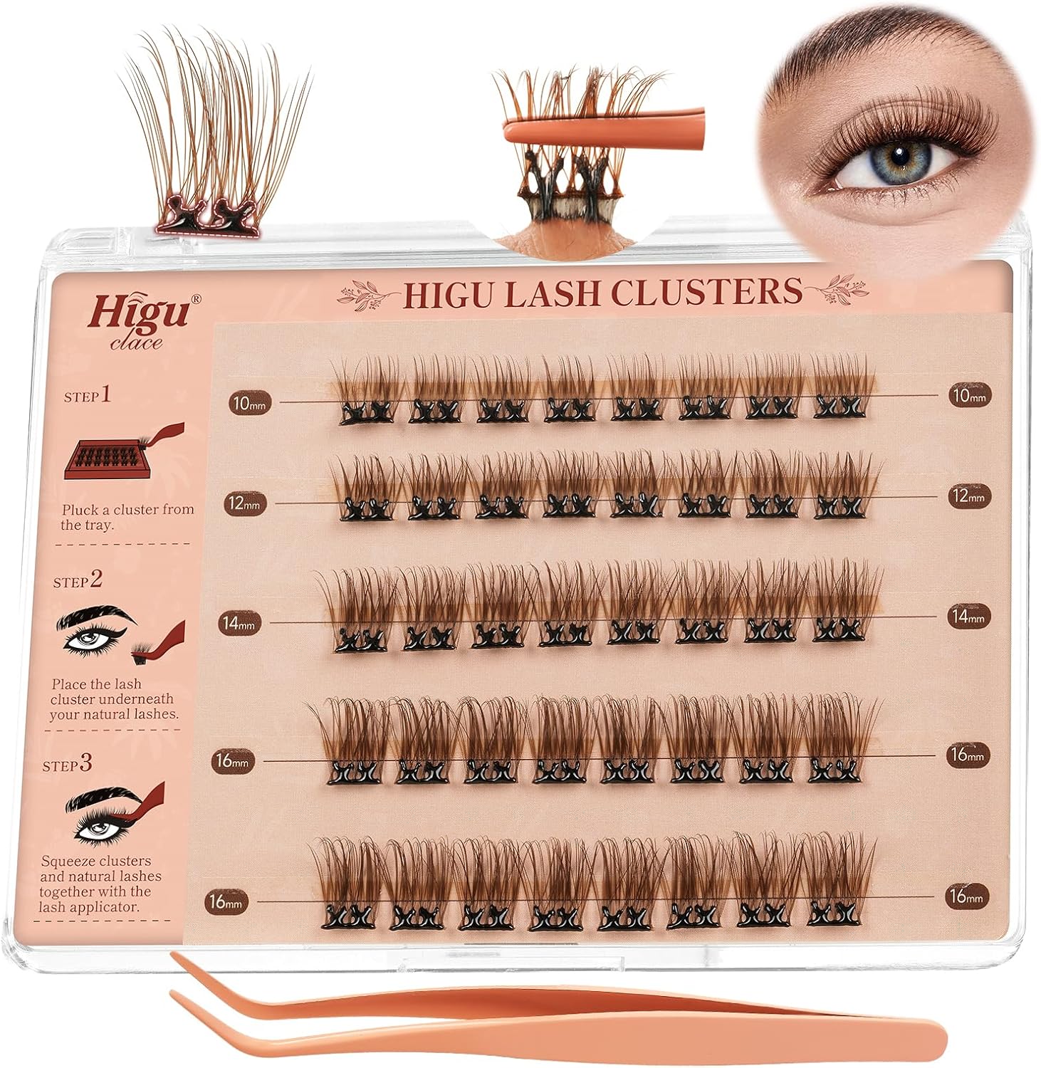 Higu Clace Eyelash Clusters