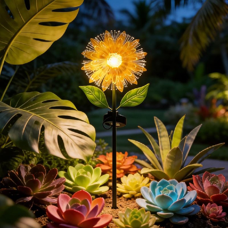 PR!CE DROP UNDER 10 ( ) esgarden LEDs Solar Stake Lights for Garden Sunflower Garden Gifts Metal Warm White Stakes Lights for Lawn Ornaments, Yard Art, Pathway, Patio Decorations Gift for Mom Dad Grandma
