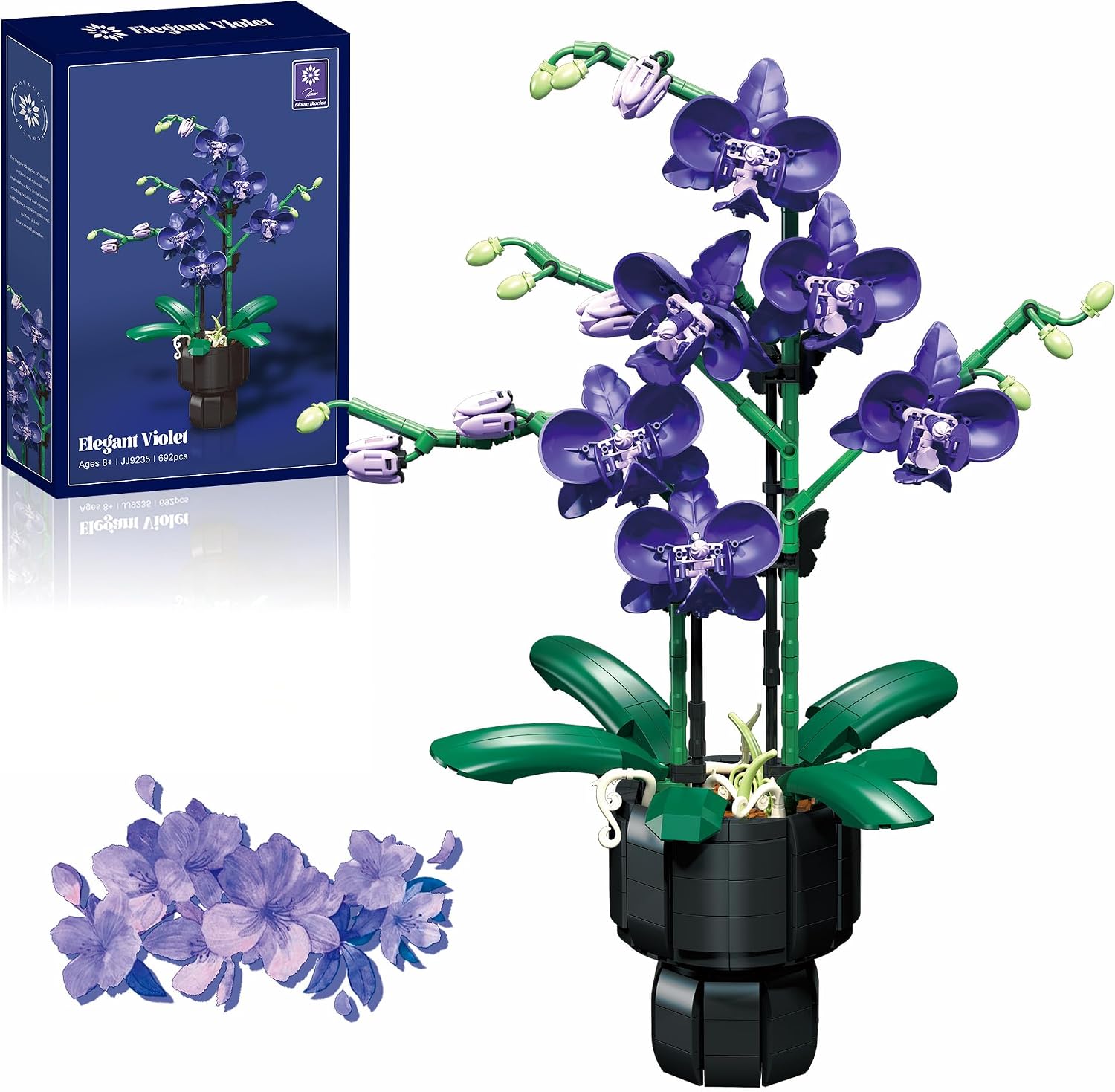 Lynbric Purple Orchid Flower Sets