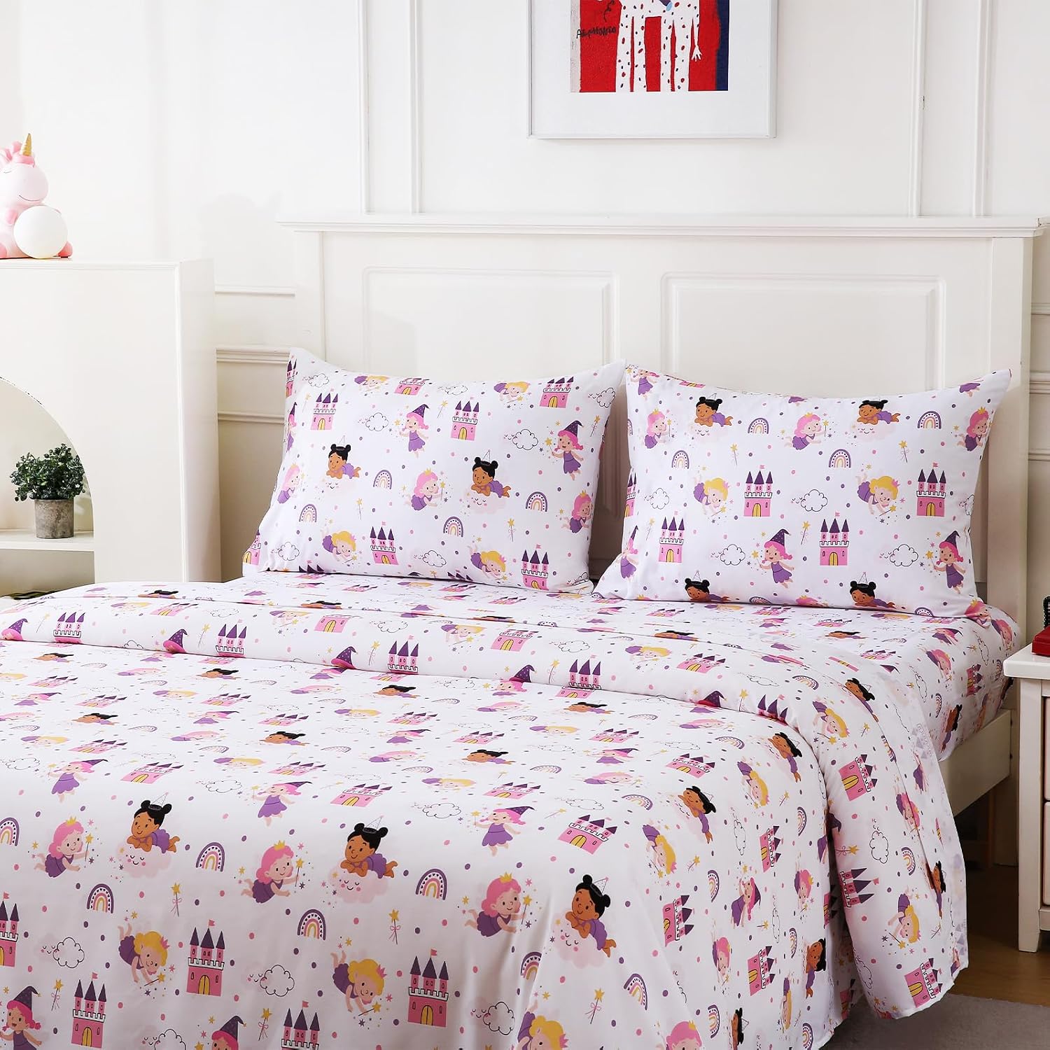 MCO Kids Fairy Castle Twin Sheets