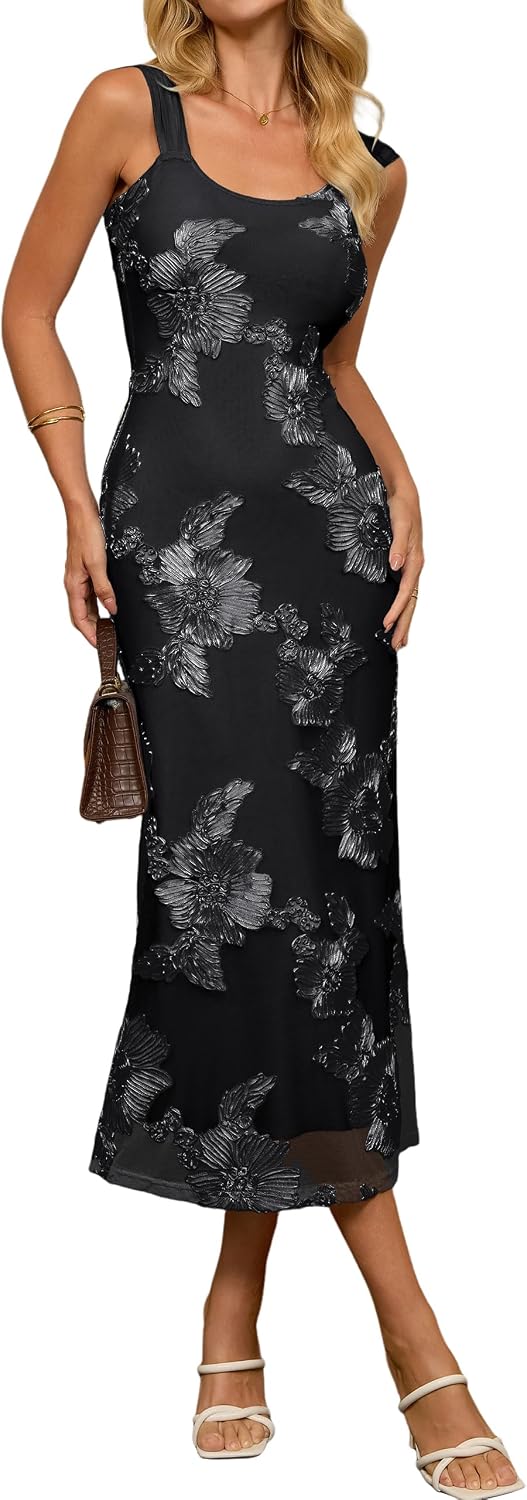 Simplee Floral Wedding Guest Dresses