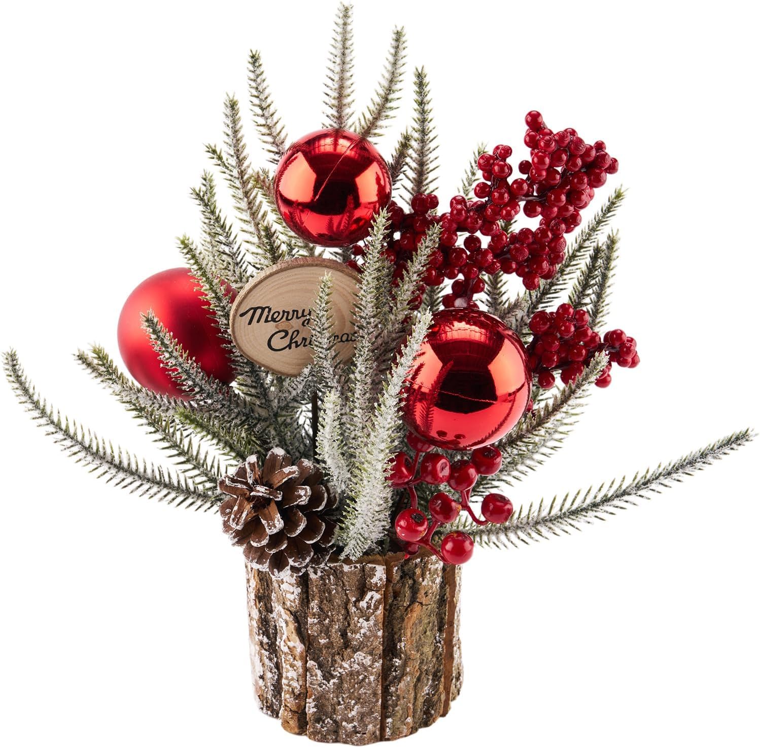 13.8" Tabletop Christmas Trees