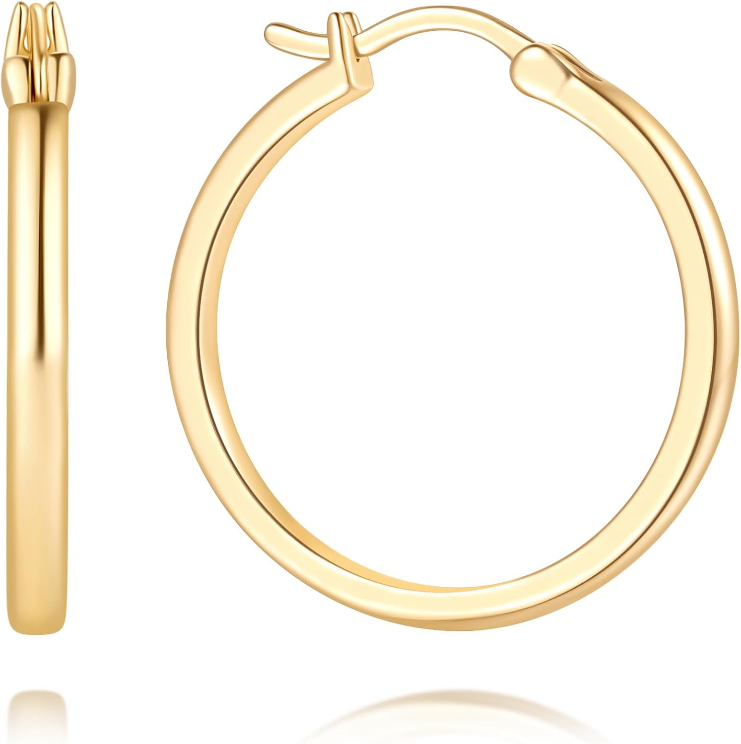 ADII Gold Hoop Earrings