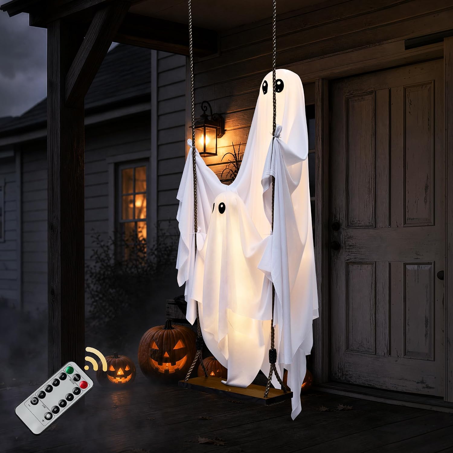 Swinging Ghost Halloween Decorations