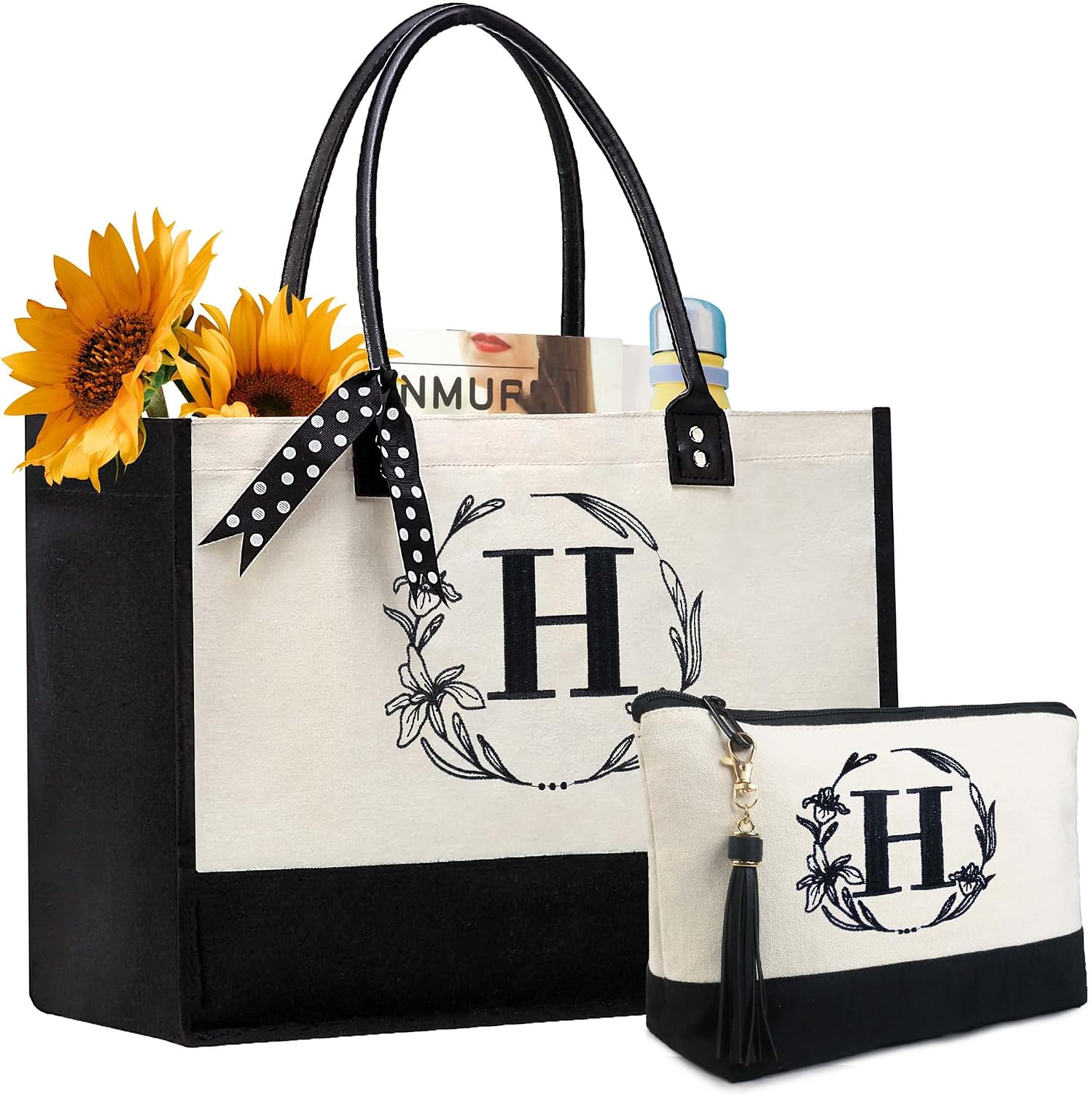 BeeGreen Personalized Canvas Tote Bags