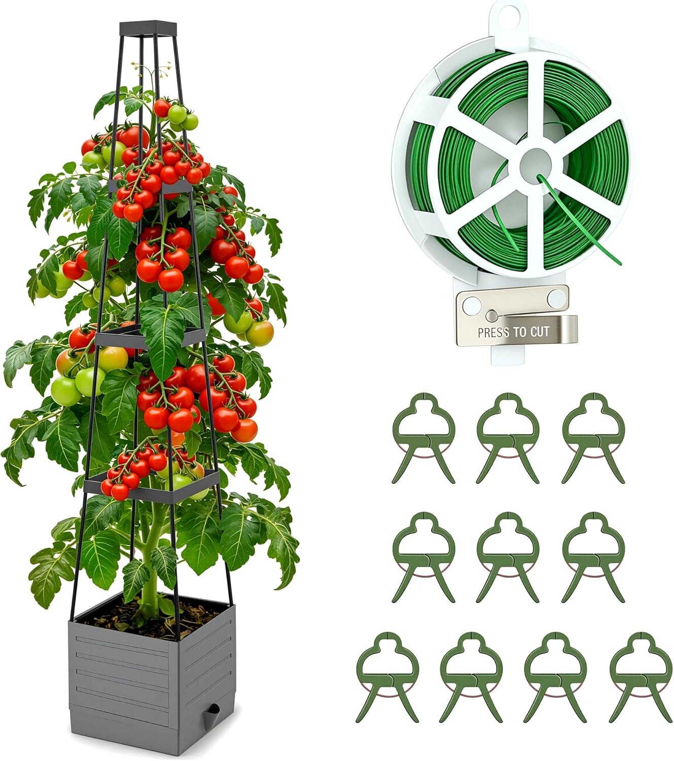 Planter Boxes with Trellis