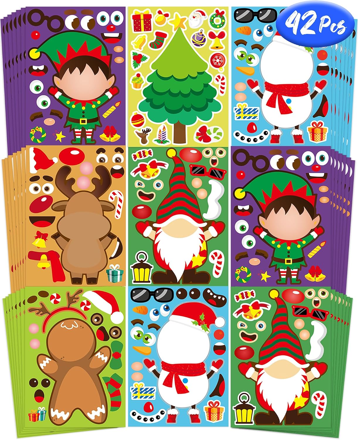 Oomloid Christmas Stickers