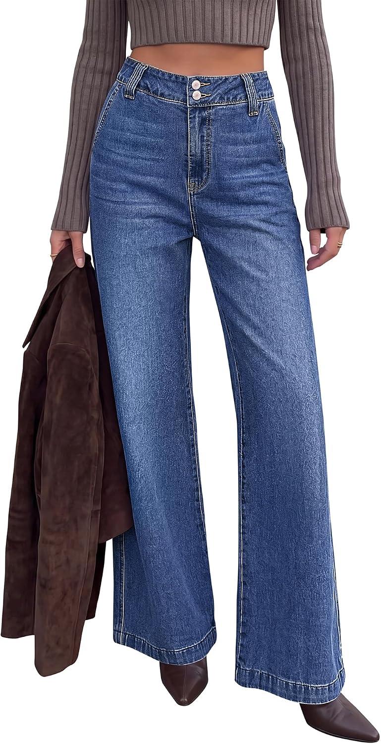 KIRUNDO Wide Leg Jeans