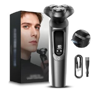 Razor for Men, 3D Flex Blades with Pop-Up Trimmer