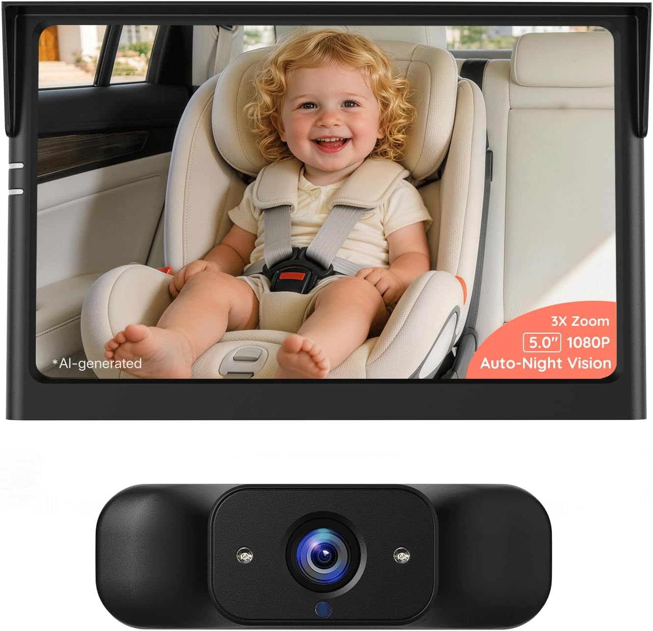LUCKVIEW Baby Car Monitors