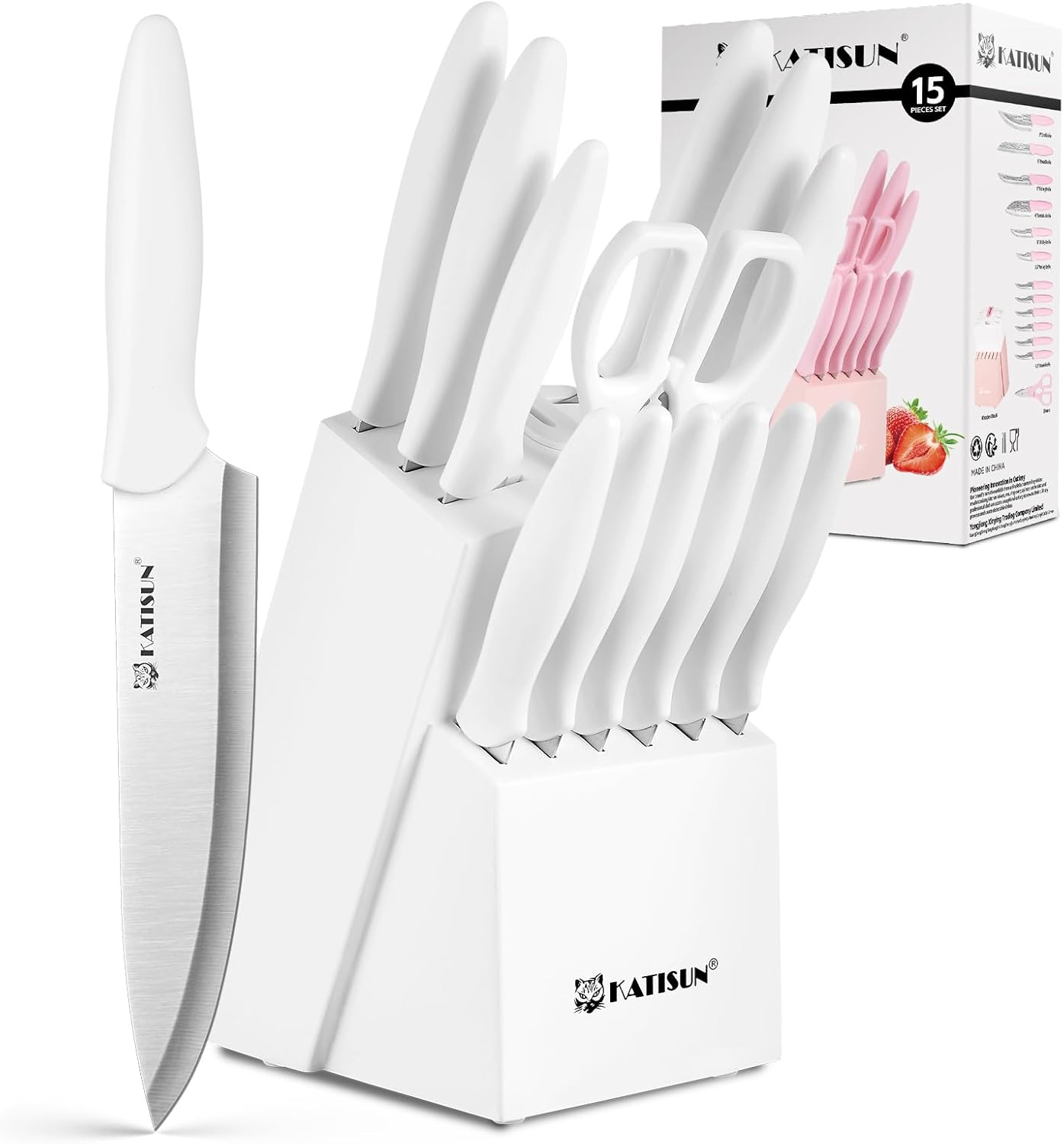 15-Piece Kitchen Knife Sets