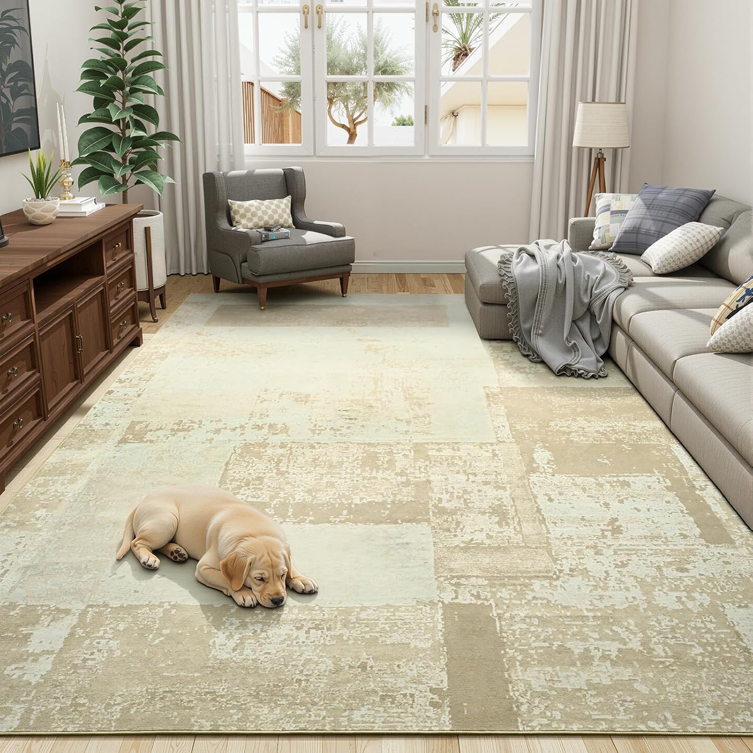 LOCHAS Washable Area Rugs (6x9) - Home & Kitchen