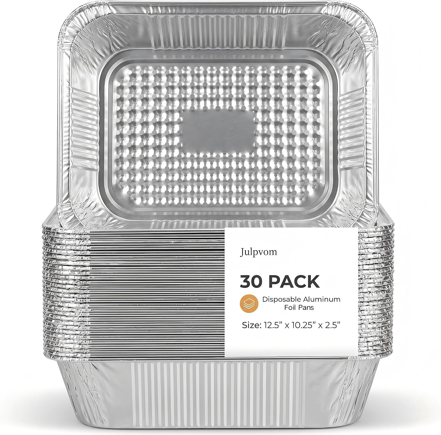 Julpvom Disposable Aluminum Foil Pans