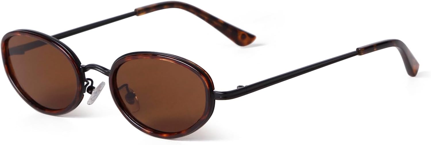 ADE WU Retro Oval Sunglasses