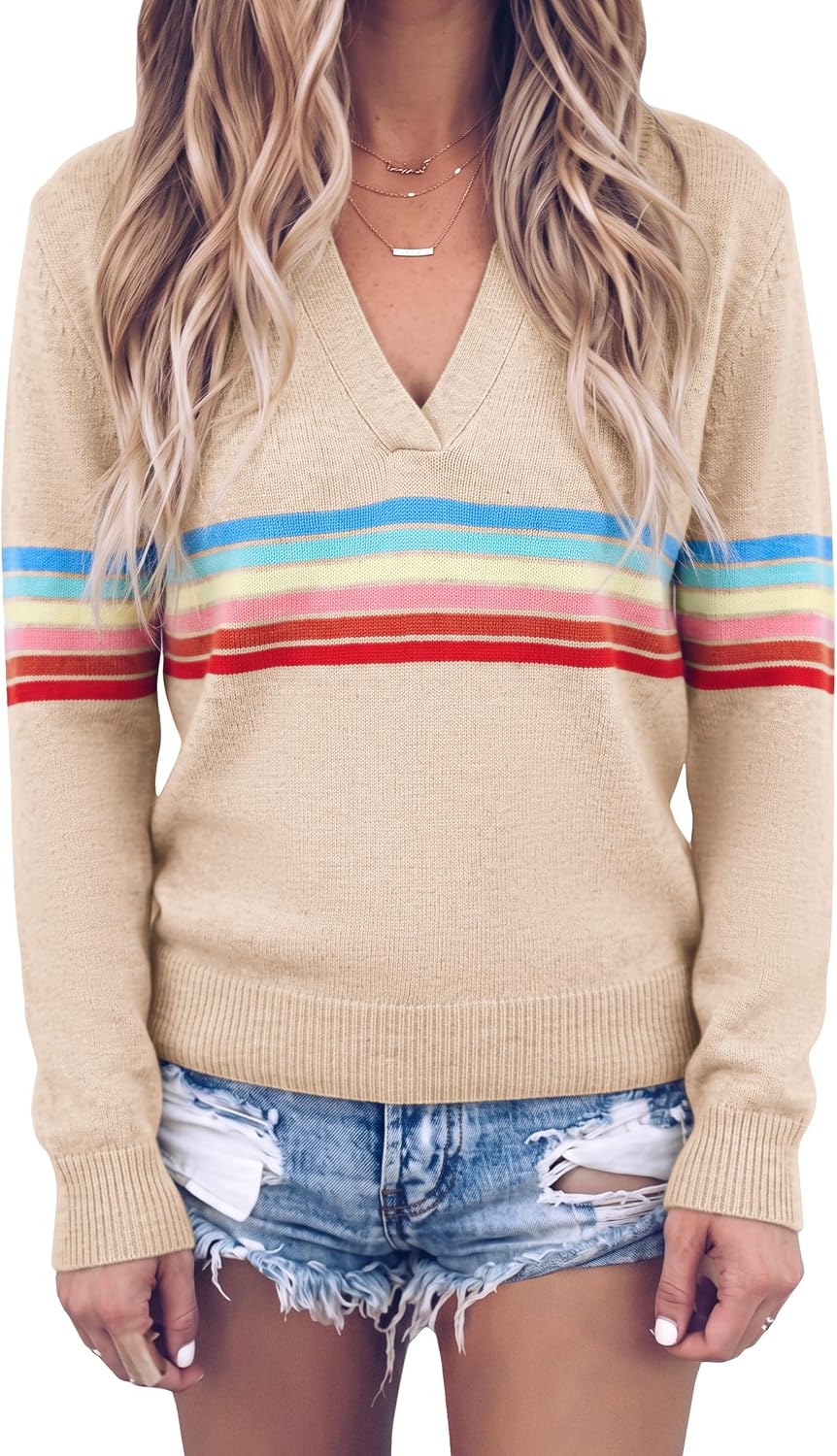 Casual Striped Sweaters