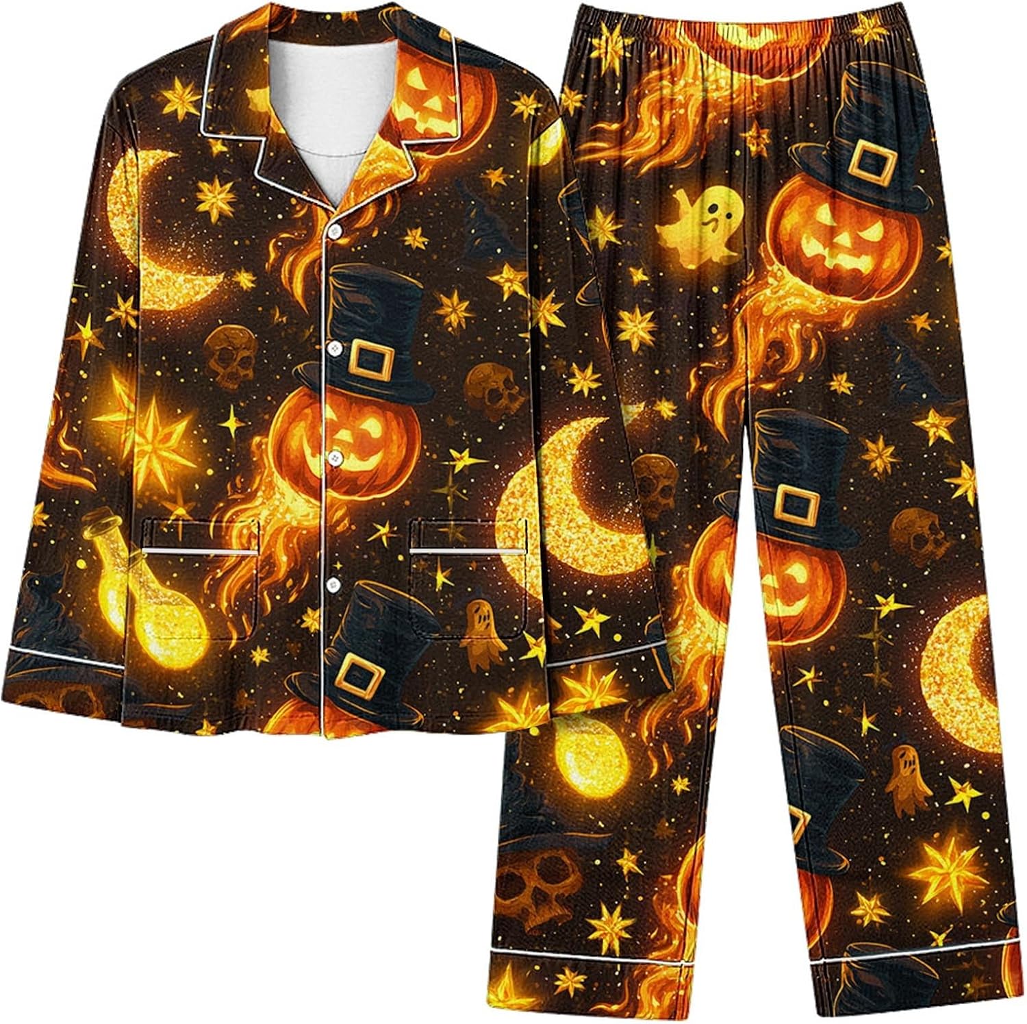 VXRDJU Halloween Pajama Sets