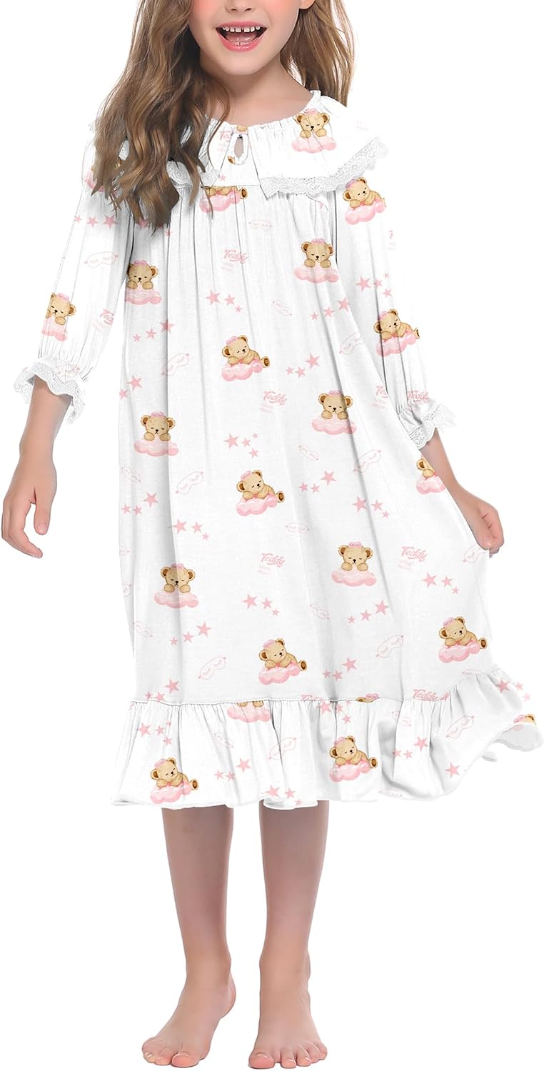 Ekouaer Girls Nightgowns
