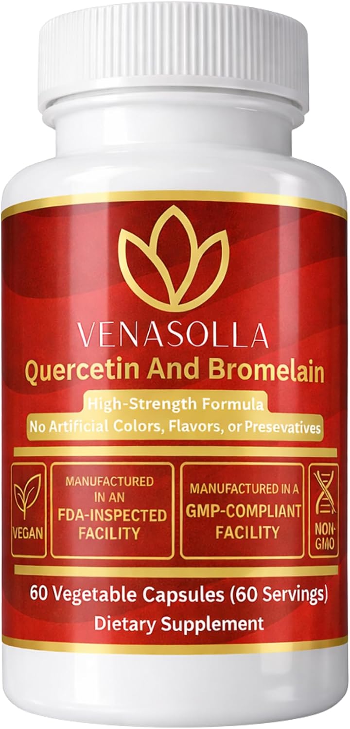Venasolla Quercetin Bromelain Supplements
