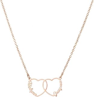 Personalized Heart Name Necklaces