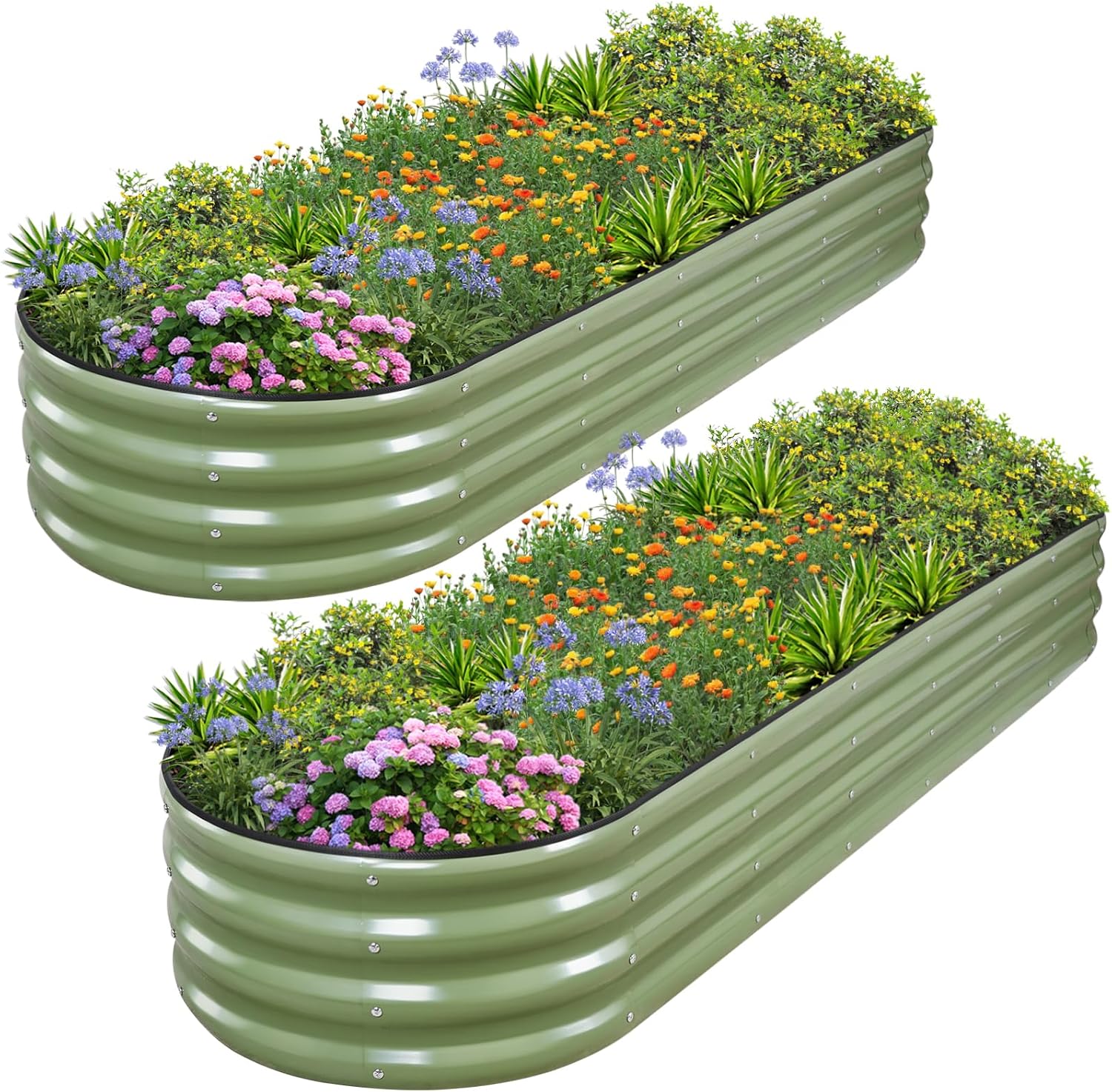 1MORE Galvanized Garden Beds