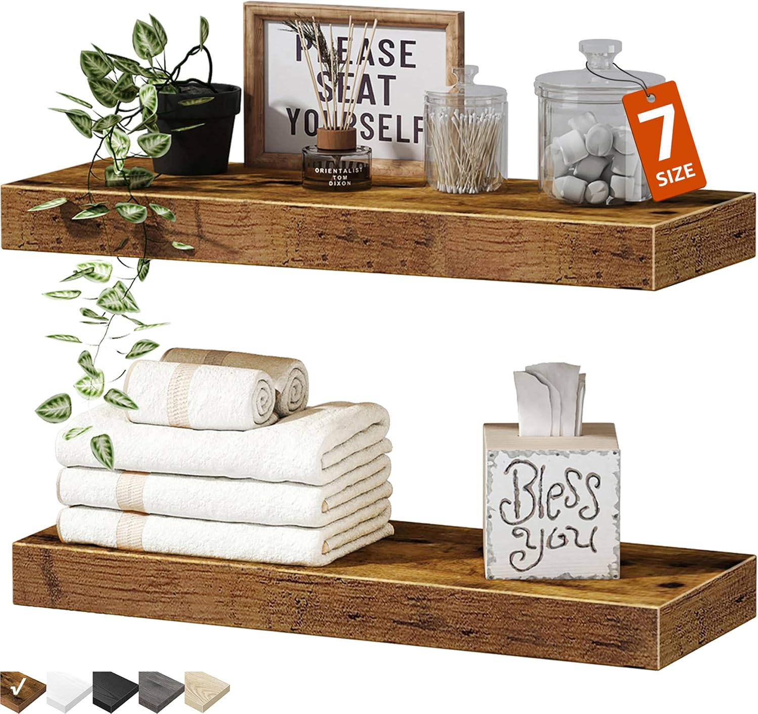 Bathroom Floating Shelves