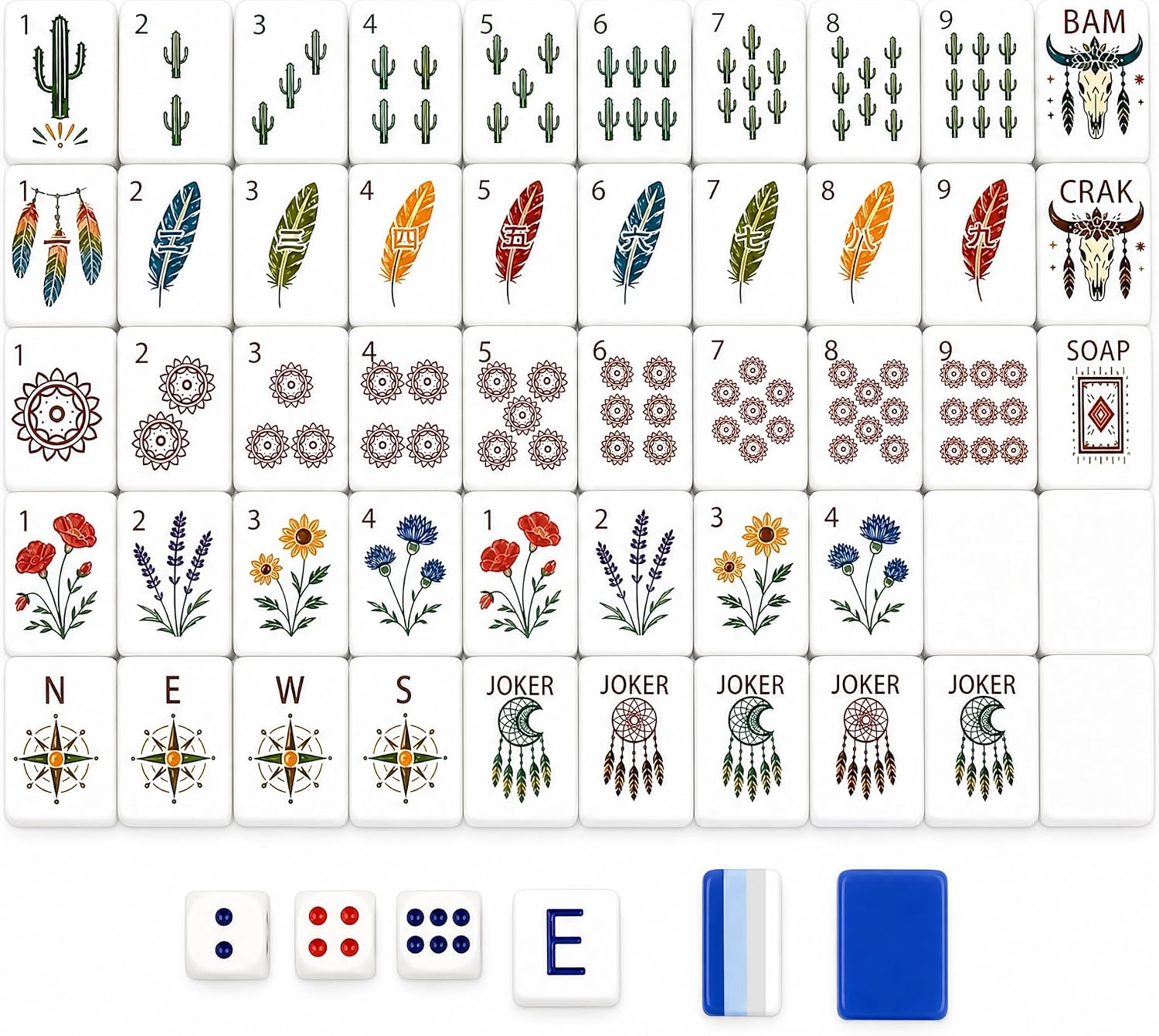 American Mahjong Tile Sets