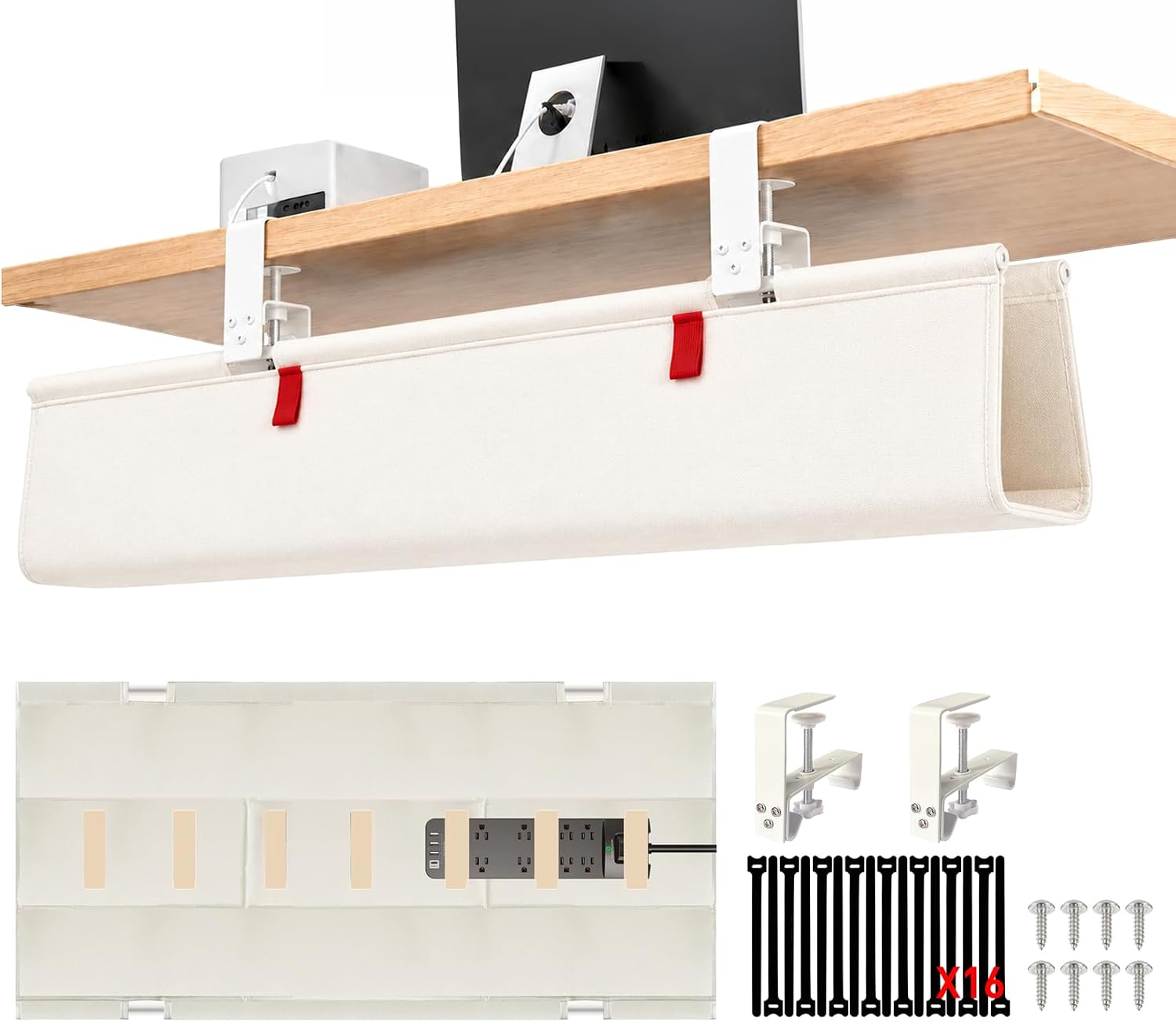 AVEKO Under Desk Cable Trays