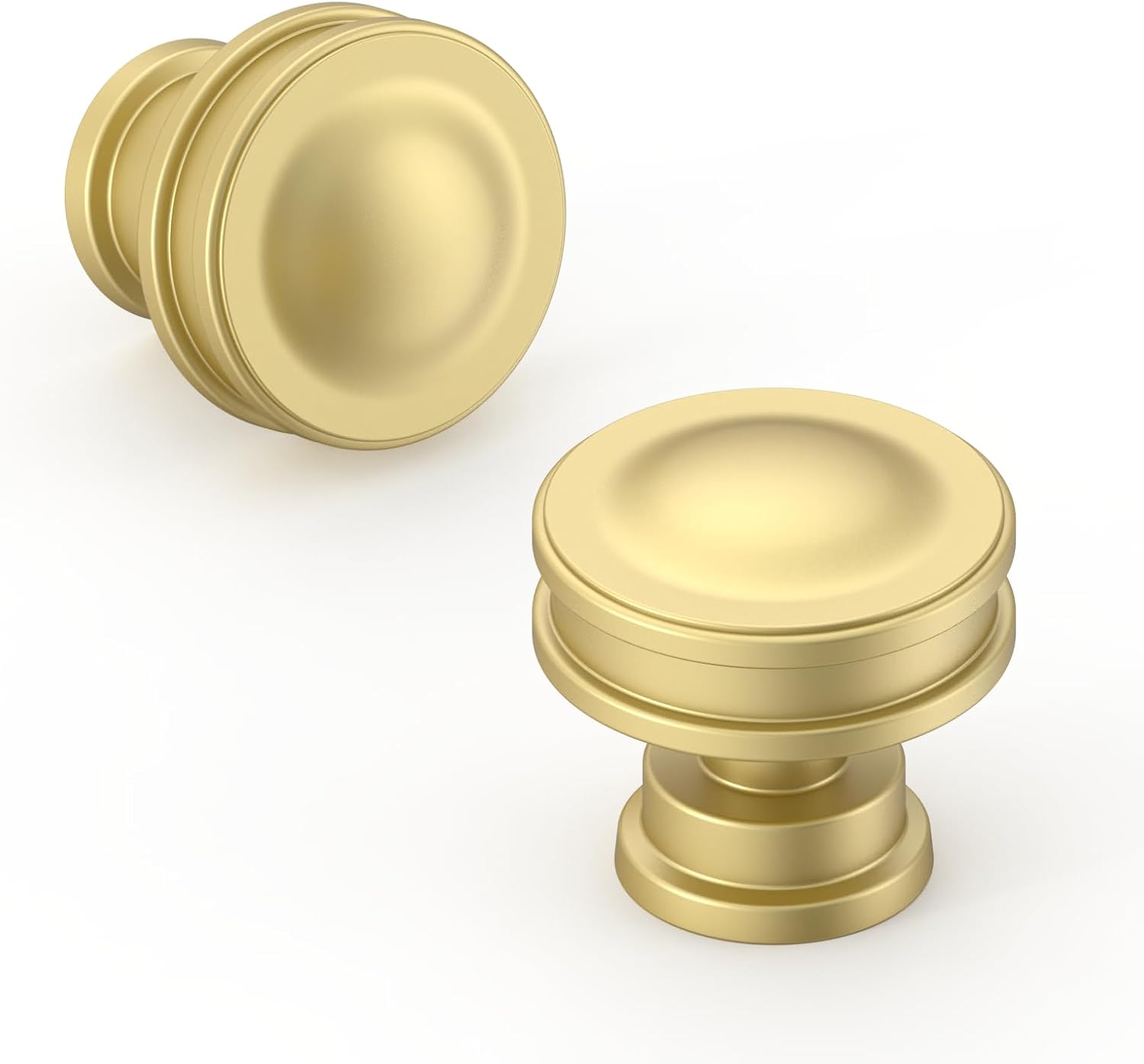 Asidrama Brushed Gold Cabinet Knobs