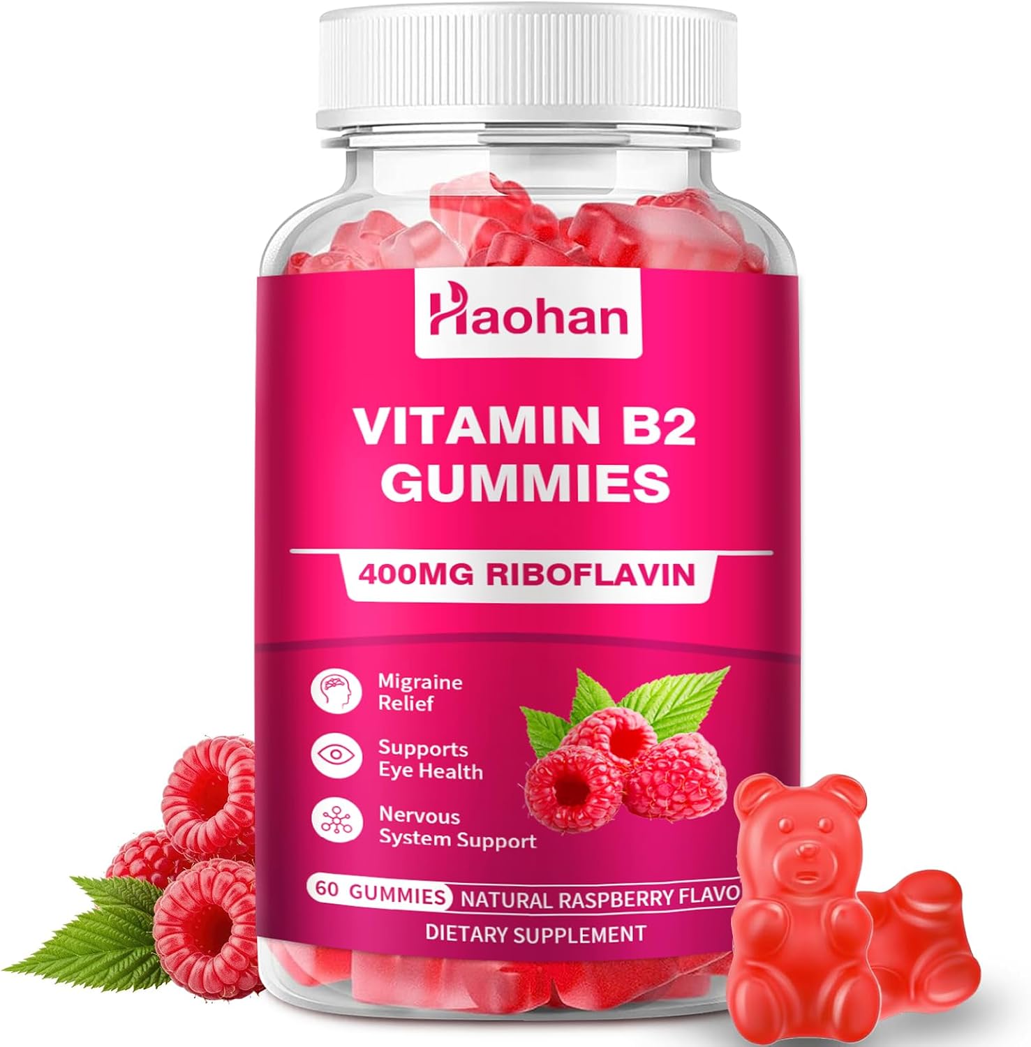 HaoVitamin B2 + Magnesium Gummies