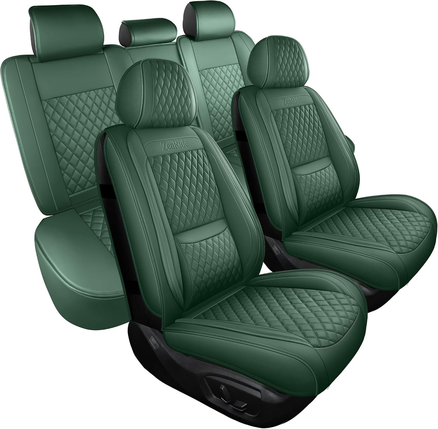 Green Leather Car Seat Covers