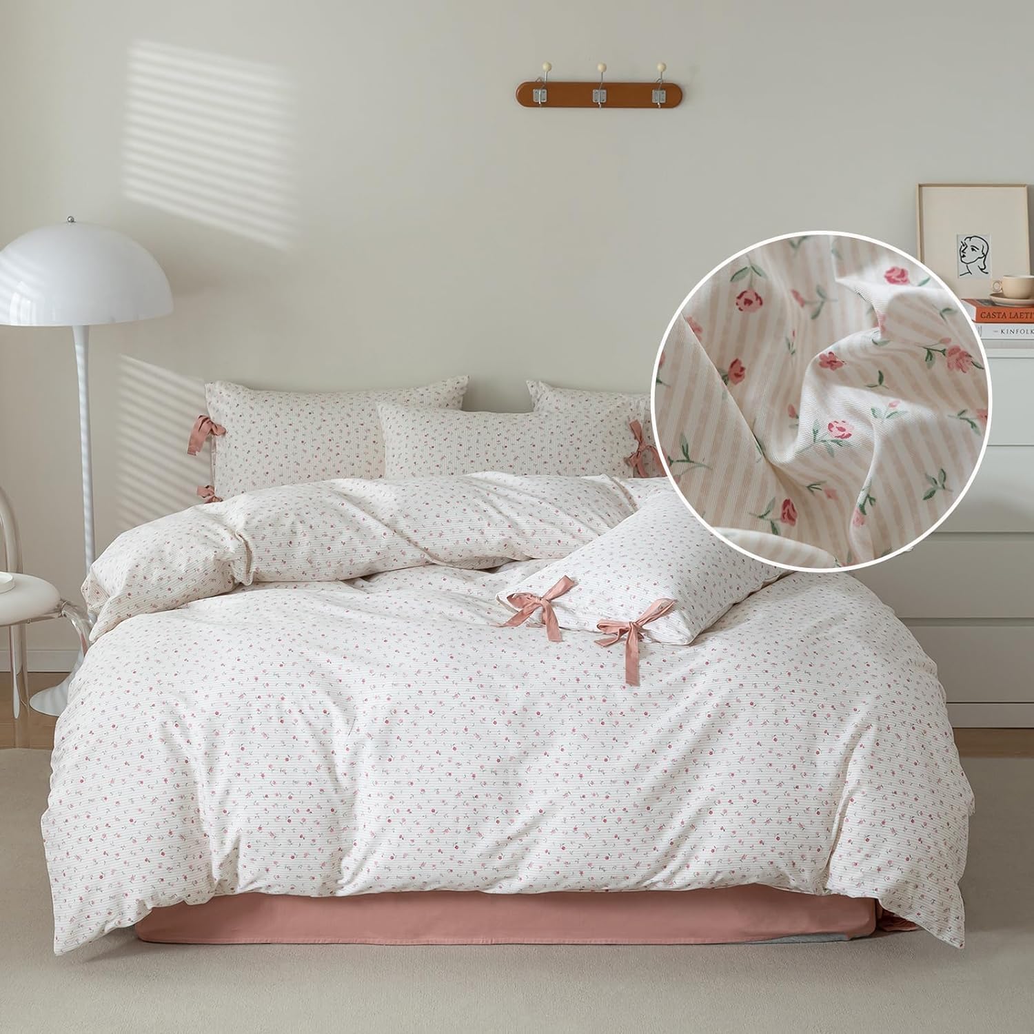 LifeTB Boho Floral Comforter Sets