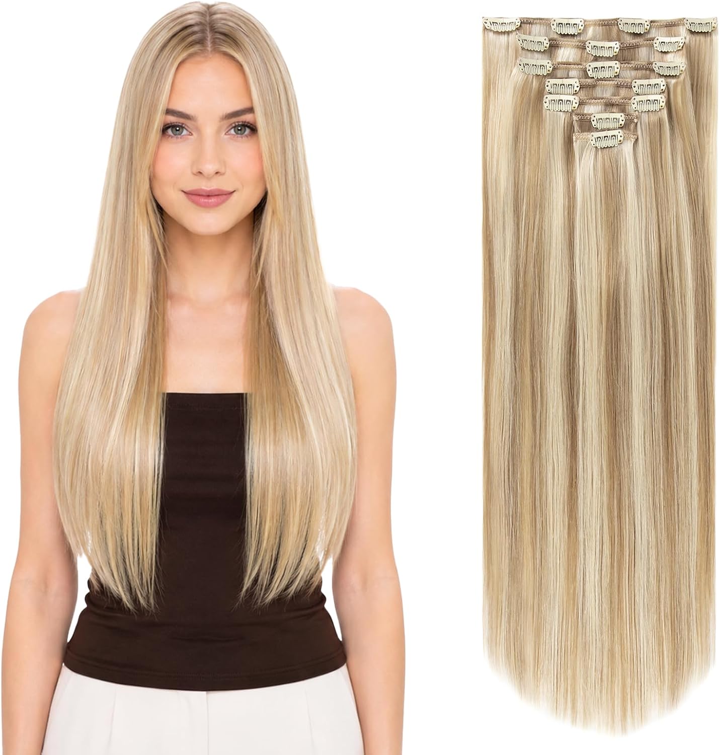 Clip-In Hair Extensions (16 Inch