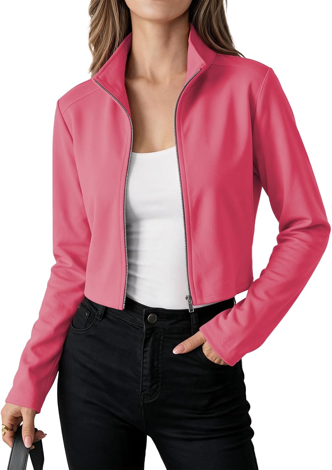 Outfeel Women's Cropped Athletic Jackets