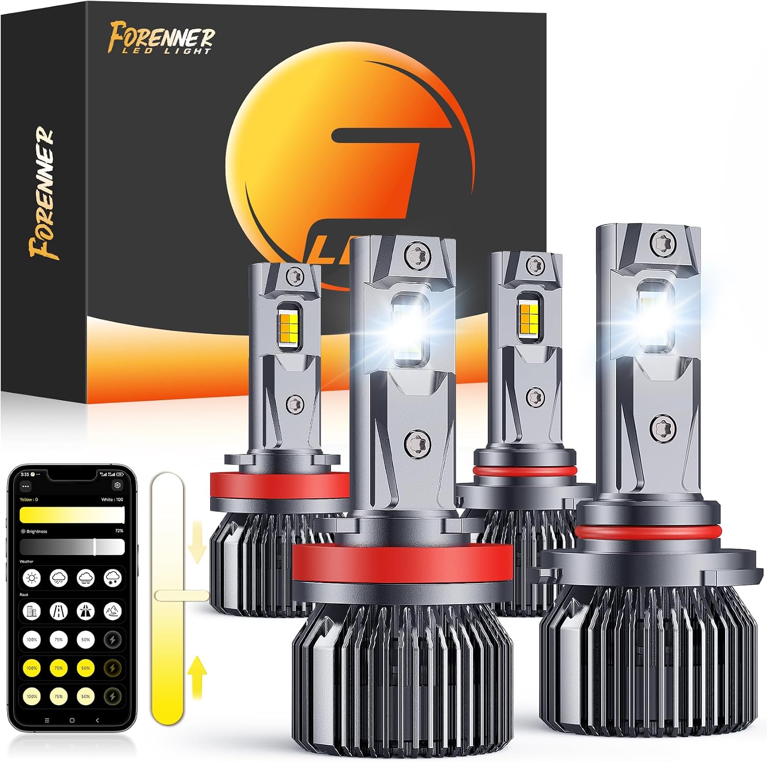 Smart LED Headlight Bulbs