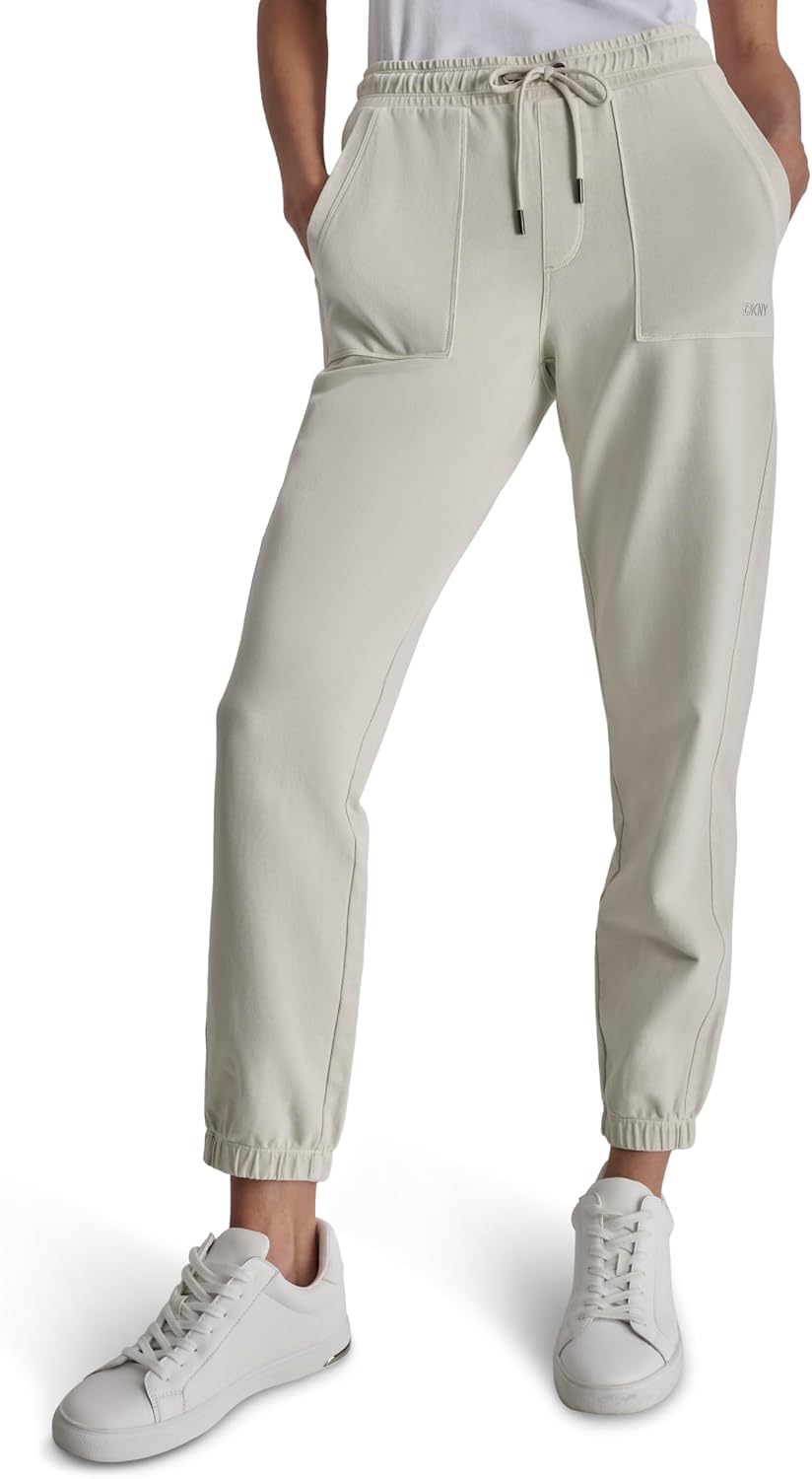 DKNY Smocked Knit Joggers